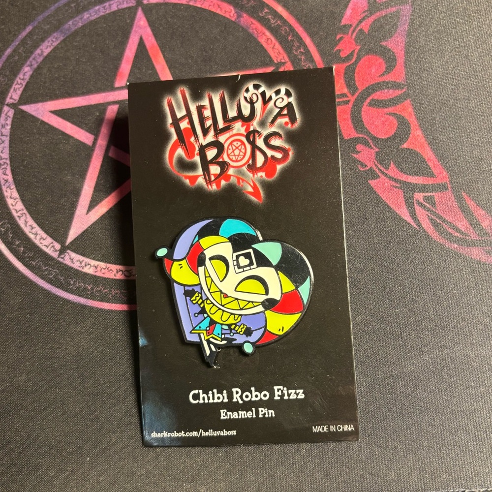 Helluva Boss Chibi Robo Fizz Enamel Collectible Pin